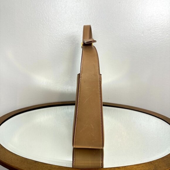 SAINT LAURENT Le 5 à 7 Leather Hobo in Vintage Brown Gold - Picture 9 of 16